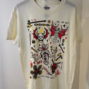 🖤 Stranger Things Graphic Tee – Hell Can Wait 🖤  size large